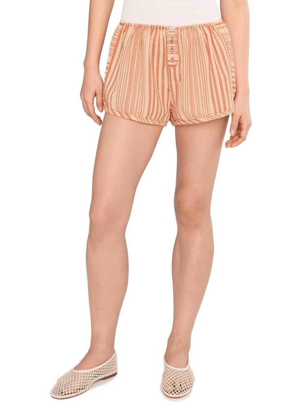 NWT intimately Free People coral boxer shorts
